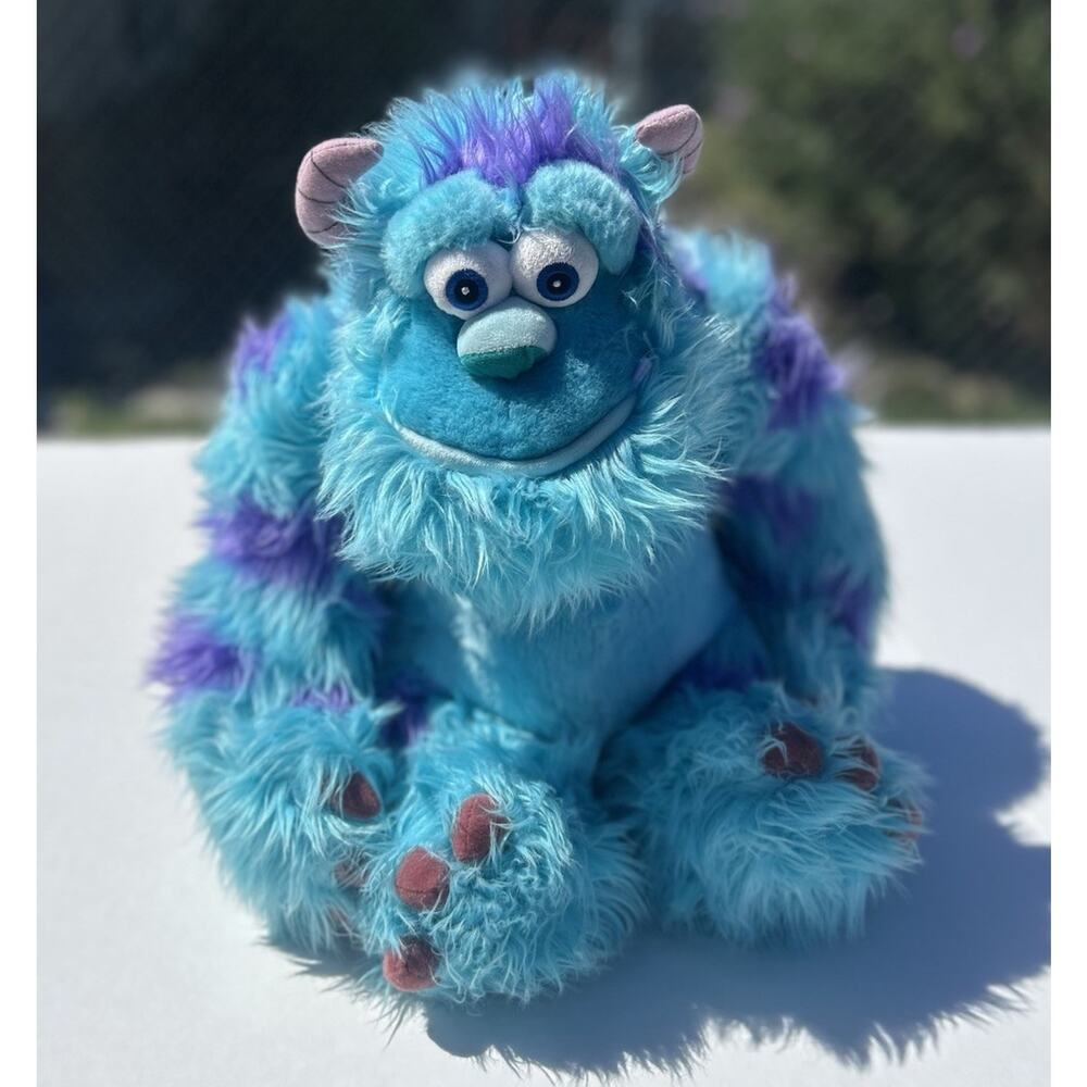 Sulley Pixar Monsters Inc Plush 17" Stuffed Toy Disney Just Play Inc Blue